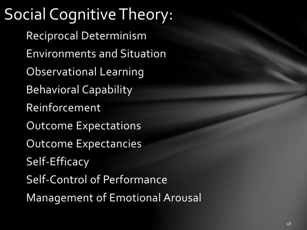 Self regulation best sale social cognitive theory